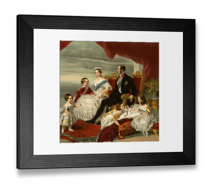 Framed Print : QUEEN VICTORIA, PRINCE ALBERT AND THEIR CHILDREN