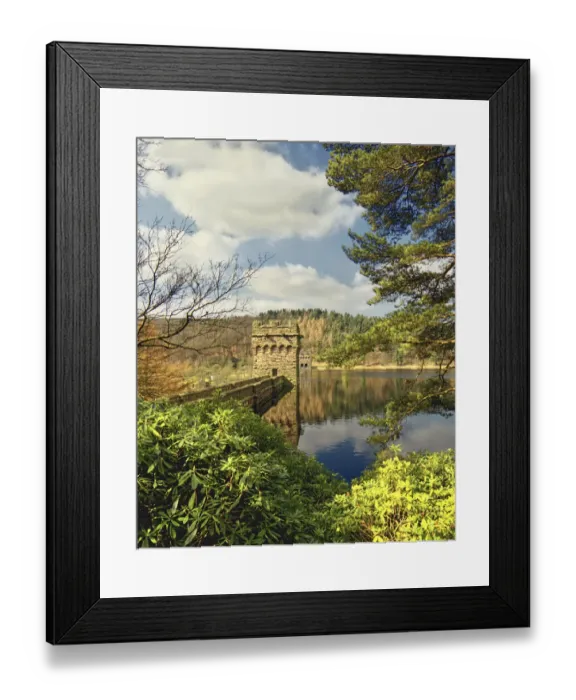 Framed Print : Howden Dam