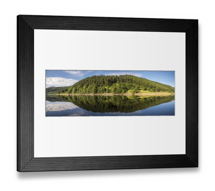 Framed Print : Ladybower reservoir panorama Framed Print : Ladybower reservoir panorama