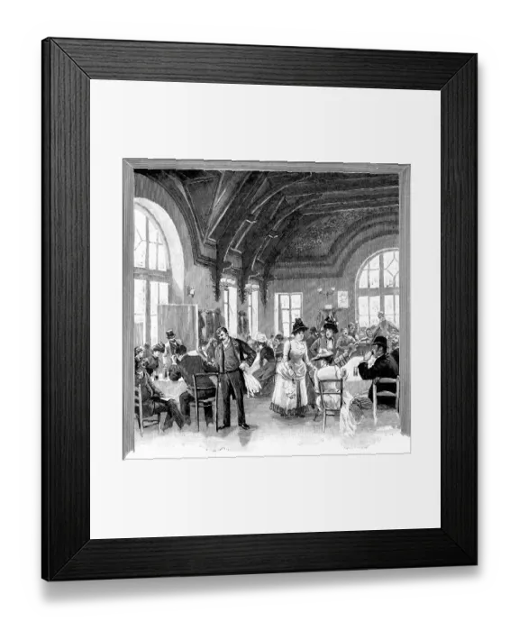 Framed Print : Restaurant at the gates of Vienna: Goldene Waldschnepfe Framed Print : Restaurant at the gates of Vienna: Goldene Waldschnepfe