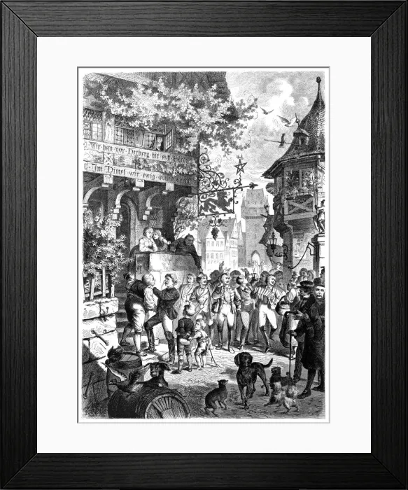 Framed Print : Scene from a pub Framed Print : Scene from a pub