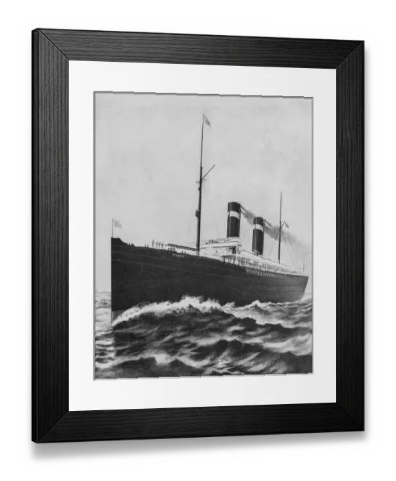 Framed Print : Antique illustration from US navy and army: St Louis