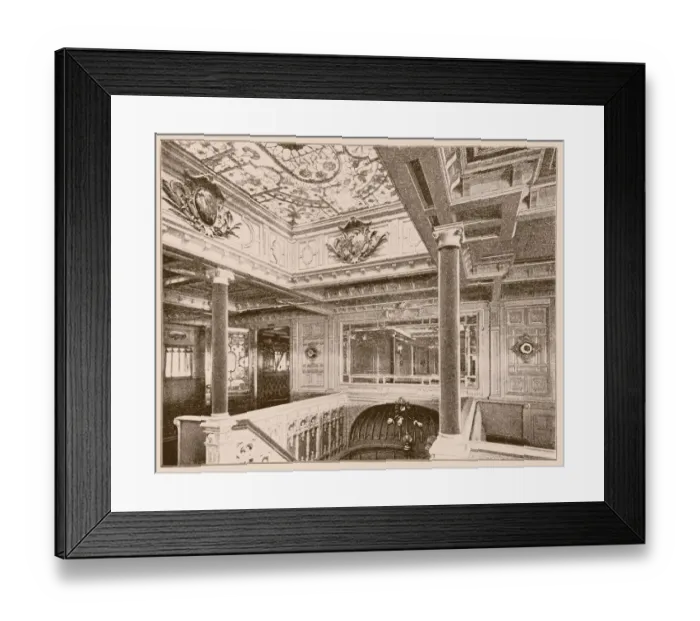 Framed Print : Forecourt of the imperial mail steamer Prinz Regent Luitpold Framed Print : Forecourt of the imperial mail steamer Prinz Regent Luitpold