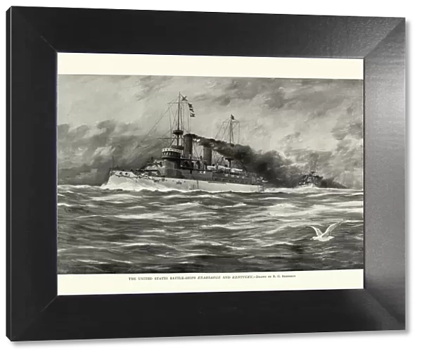 United States Navy battleships, USS Kearsarge, USS Kentucky, 19th Century American warships