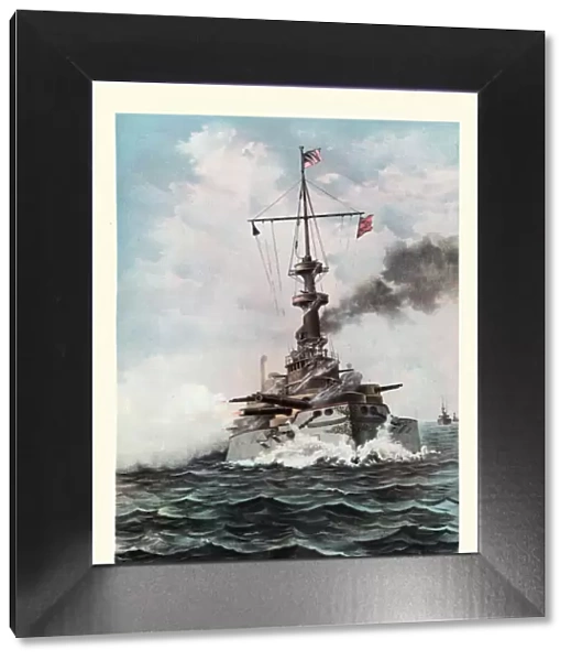 USS Indiana (BB-1), United States Navy battleship, 19th century warship