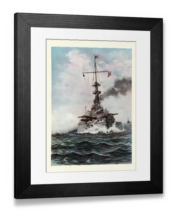 Framed Print : USS Indiana (BB-1), United States Navy battleship, 19th century warship Framed Print : USS Indiana (BB-1), United States Navy battleship, 19th century warship