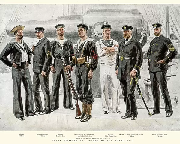 Petty Officers and Seamen of the Royal Navy, 1891