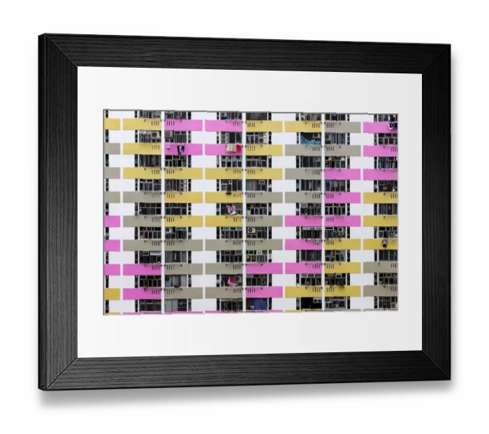 Framed Print : Full frame shot of a densely populated building Framed Print : Full frame shot of a densely populated building