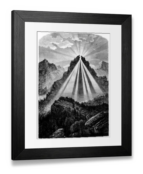 Framed Print : Antique illustration of Bariound Framed Print : Antique illustration of Bariound