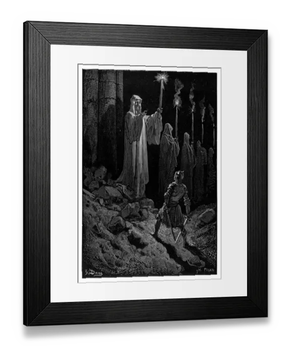 Framed Print : Mitaine and Corpse Candles Framed Print : Mitaine and Corpse Candles