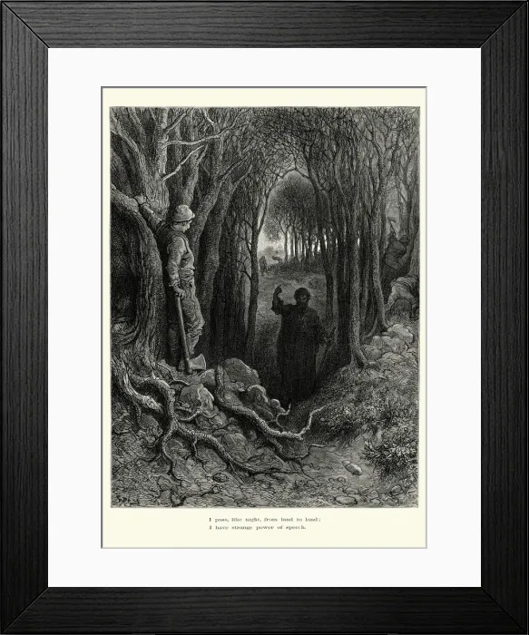 Framed Print : Rime of the Ancient Mariner - I pass like night Framed Print : Rime of the Ancient Mariner - I pass like night