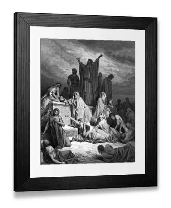 Framed Print : God saves Jerusalem from the plague Framed Print : God saves Jerusalem from the plague