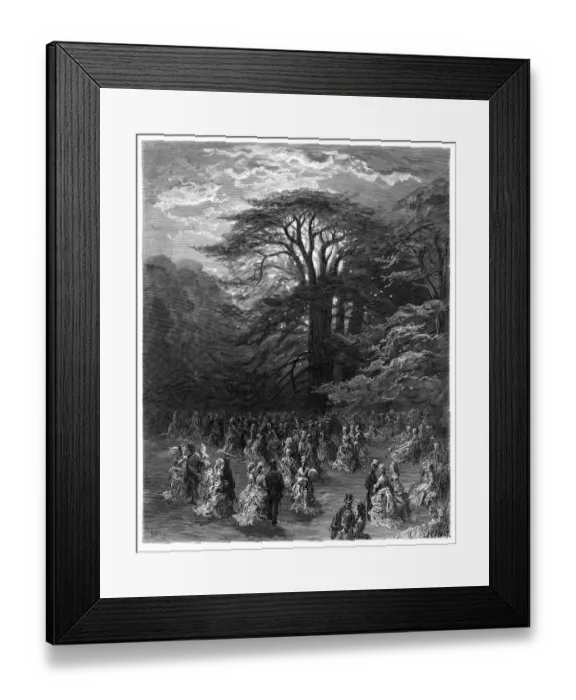 Framed Print : Victorian London - Chiswick Fete Framed Print : Victorian London - Chiswick Fete