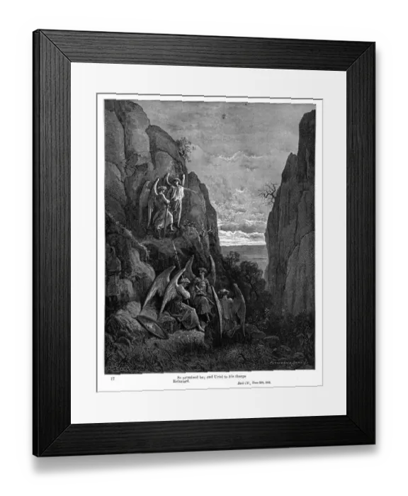 Framed Print : Uriel MIltons Paradise 1885 Framed Print : Uriel MIltons Paradise 1885
