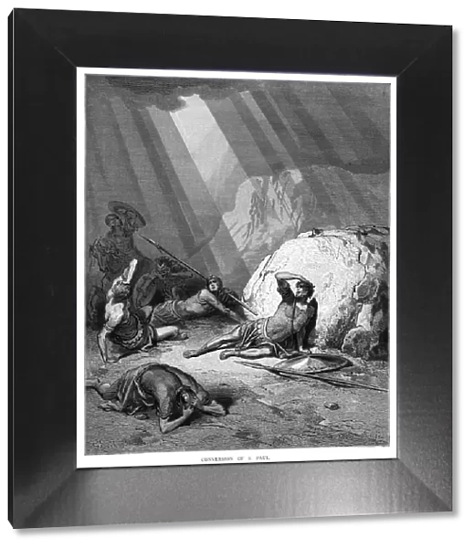 The conversion of S. Paul engraving 1870