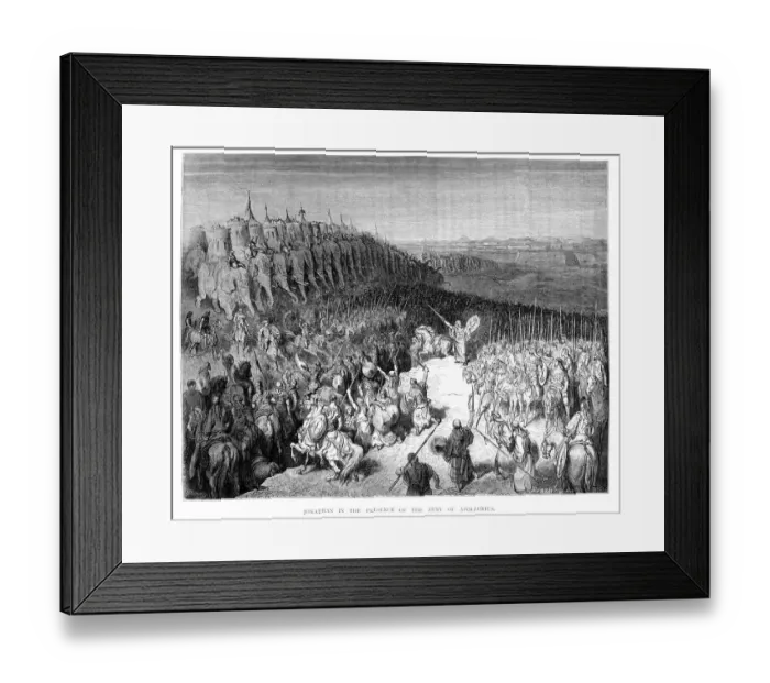 Framed Print : Jonathan and the army of Apollonius Framed Print : Jonathan and the army of Apollonius