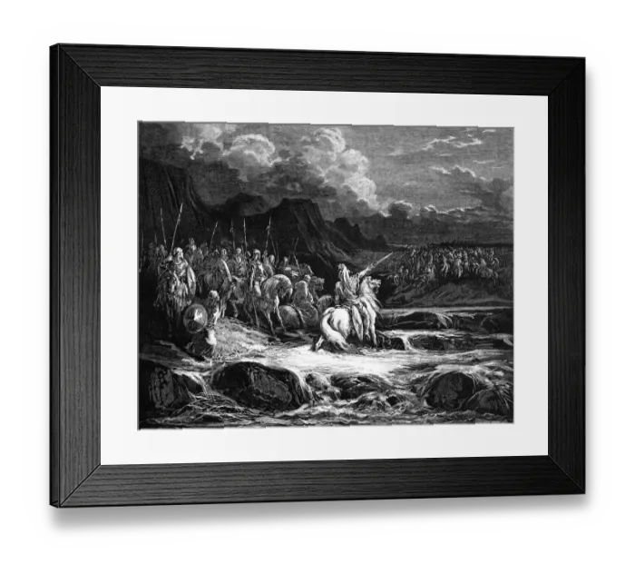 Framed Print : Judas Maccabeus and the soldiers Framed Print : Judas Maccabeus and the soldiers