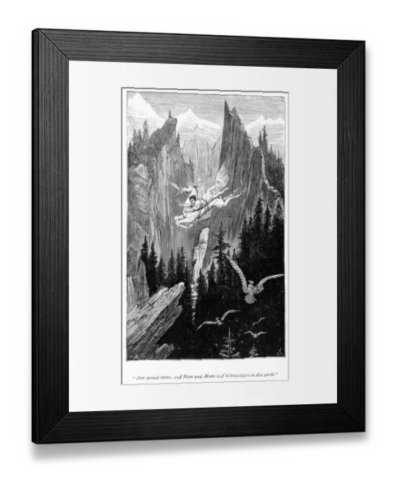 Framed Print : Man and mare roll d breathless on the earth Framed Print : Man and mare roll d breathless on the earth