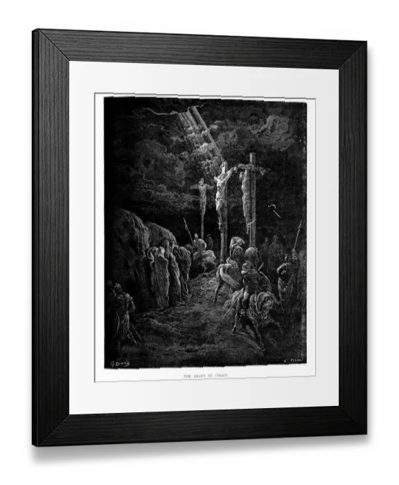 Framed Print : The Death of Jesus Christ Framed Print : The Death of Jesus Christ