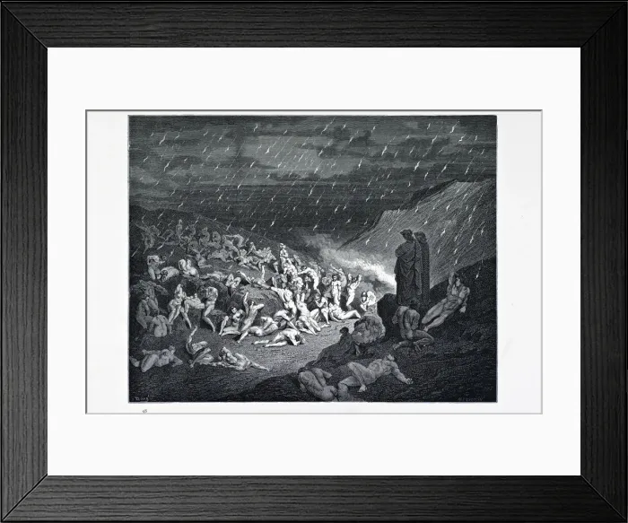 Framed Print : Torture of the fiery rain Framed Print : Torture of the fiery rain