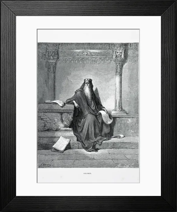 Framed Print : King Solomon Framed Print : King Solomon