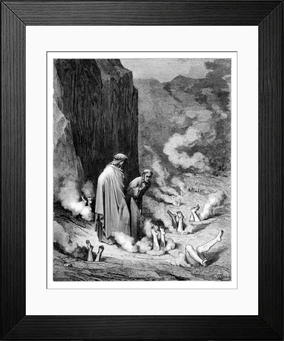 Framed Print : The Punishment engraving Framed Print : The Punishment engraving