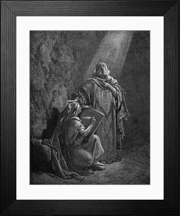 Framed Print : Baruch and the prophecies of Jeremiah Framed Print : Baruch and the prophecies of Jeremiah
