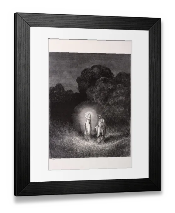 Framed Print : Beatrice and Virgil Framed Print : Beatrice and Virgil