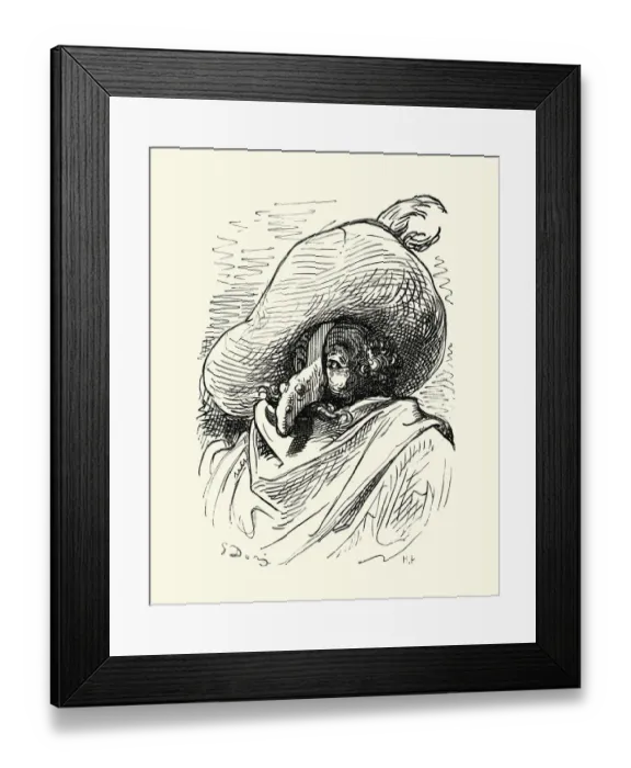 Framed Print : Don Quixote and the Knight of the Wood Framed Print : Don Quixote and the Knight of the Wood