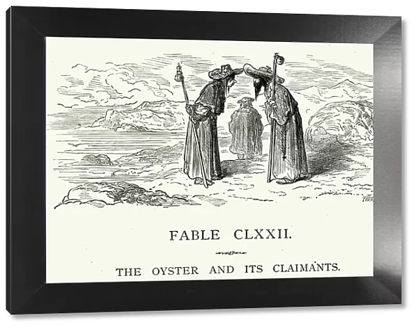 La Fontaines Fables - The Oyster and its Claimants