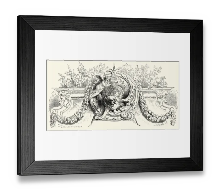 Framed Print : La Fontaines Fables