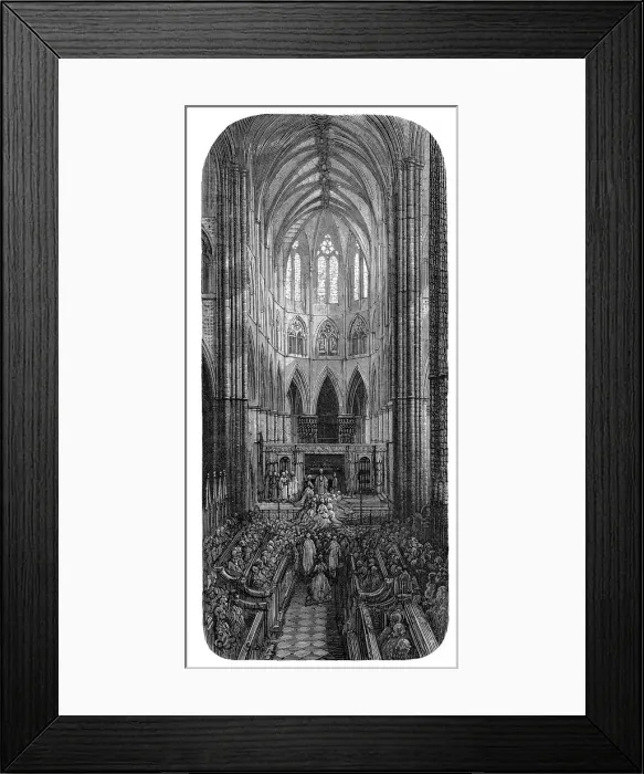 Framed Print : Victorian London - Wedding at the Abbey Framed Print : Victorian London - Wedding at the Abbey