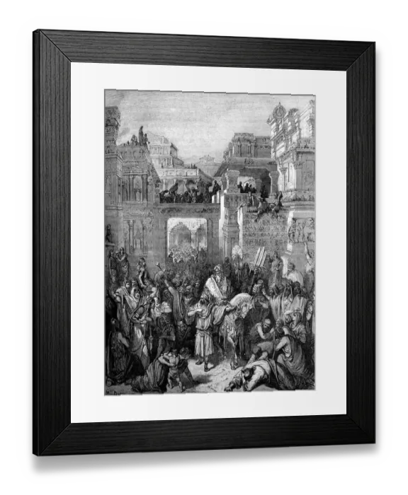 Framed Print : Triumph of Mordecai Framed Print : Triumph of Mordecai
