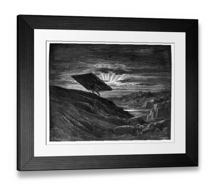 Framed Print : Samson carries away the city gates Framed Print : Samson carries away the city gates