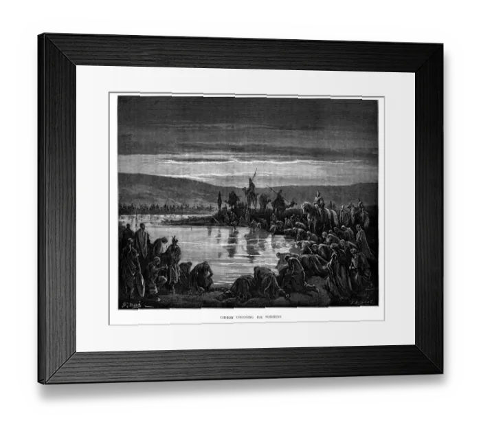 Framed Print : Gideon Choosing His Soldiers Framed Print : Gideon Choosing His Soldiers