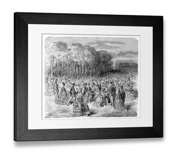 Framed Print : Victorian London - Sunday Promenade Framed Print : Victorian London - Sunday Promenade