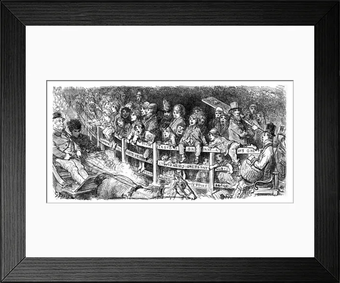 Framed Print : Victorian London - On the road Framed Print : Victorian London - On the road