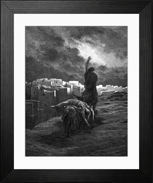 Framed Print : Levite carries away the body Framed Print : Levite carries away the body