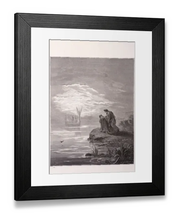 Framed Print : Coming of the boat Framed Print : Coming of the boat