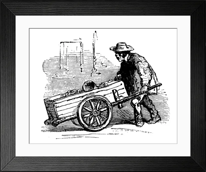 Framed Print : Victorian Potato seller Framed Print : Victorian Potato seller