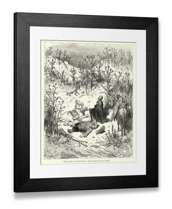 Framed Print : Sleep, Sancho, cried Don Quixote Framed Print : Sleep, Sancho, cried Don Quixote