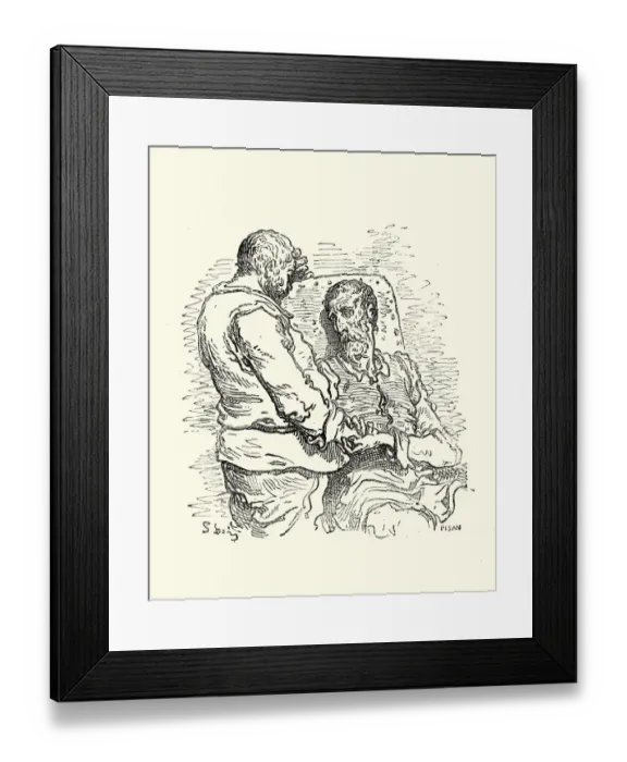 Framed Print : Don Quixote and Sancho Panza Framed Print : Don Quixote and Sancho Panza