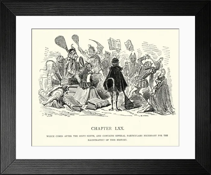 Framed Print : Don Quixote, Several particulars Framed Print : Don Quixote, Several particulars