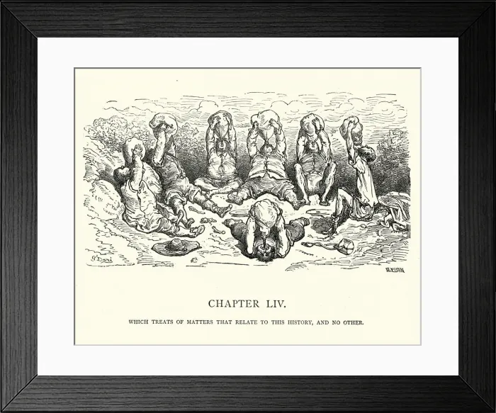 Framed Print : Don Quixote, Matters that relate to this history Framed Print : Don Quixote, Matters that relate to this history