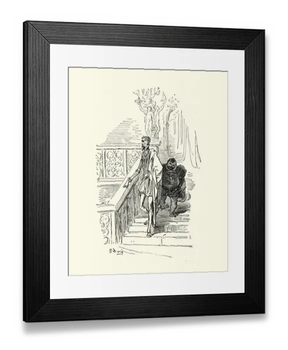 Framed Print : Don Quixote and Sancho Panza Framed Print : Don Quixote and Sancho Panza