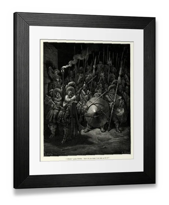 Framed Print : Don Quixote - March! quoth Sancho Framed Print : Don Quixote - March! quoth Sancho