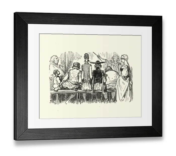 Framed Print : Don Quixote at the puppet show Framed Print : Don Quixote at the puppet show