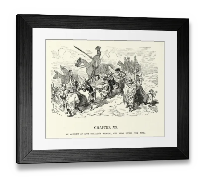 Framed Print : Don Quixote, An account of Rich Camachos wedding Framed Print : Don Quixote, An account of Rich Camachos wedding