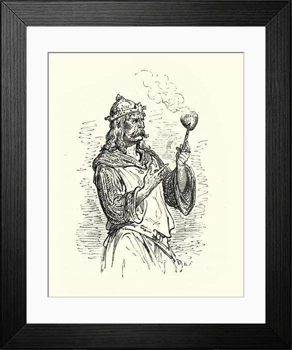 Framed Print : Don Quixote, The burning heart Framed Print : Don Quixote, The burning heart