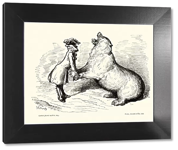 Adventures of Baron Munchausen, Greeting the bear